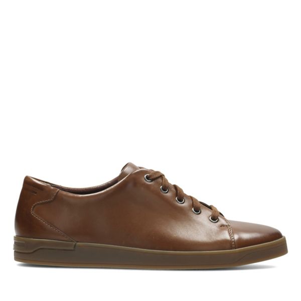 Clarks Mens Stanway Lace Trainers Brown | USA-5098762